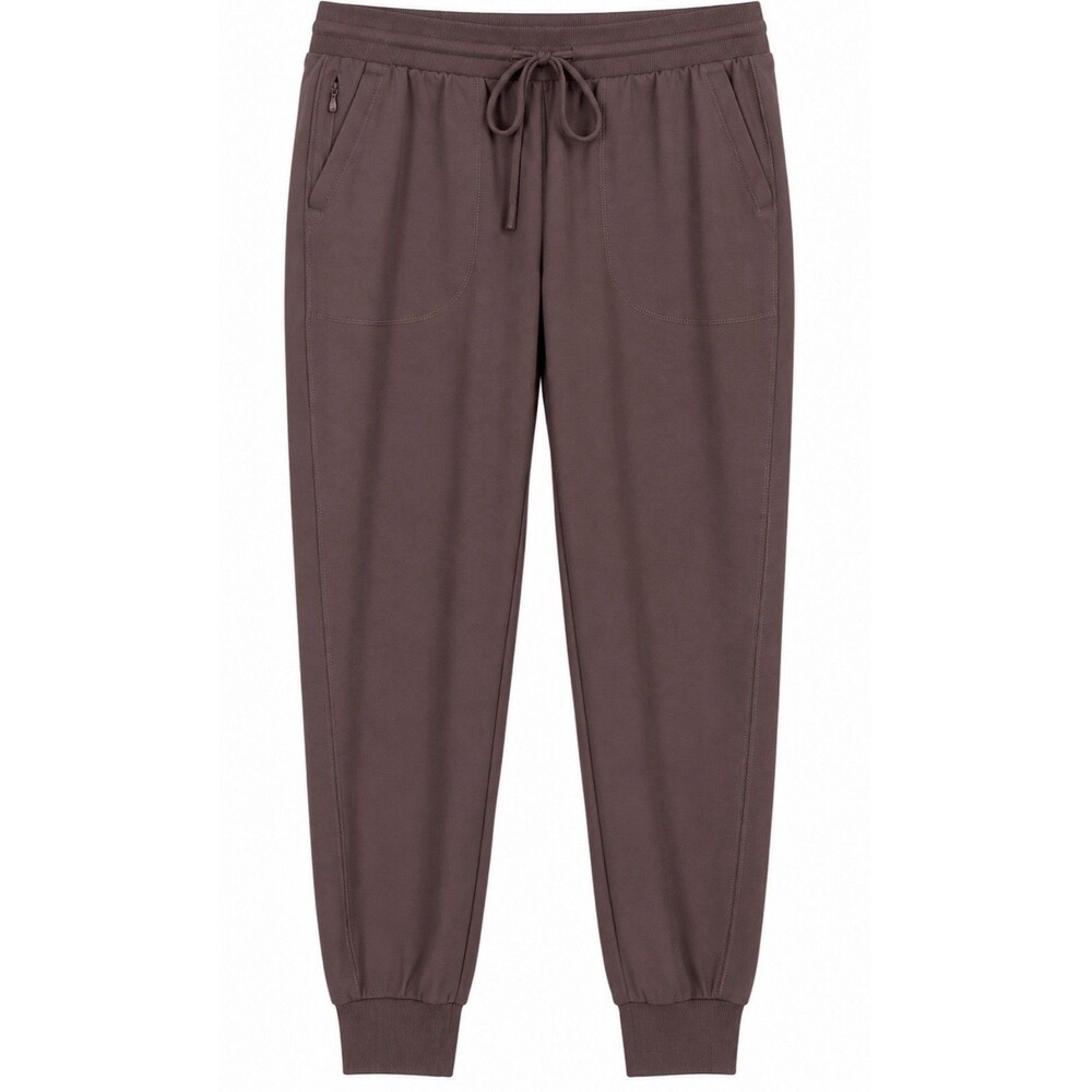 Rachel Zoe Women’s Jogger Pants M Wine Mauve Stretch Pull On Athleisure